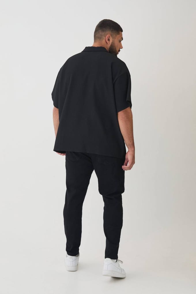 Plus Essential Skinny Fit Jeans | True Black | Size 56