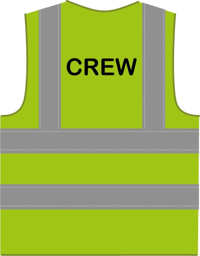 Crew hesje RWS limoengroen