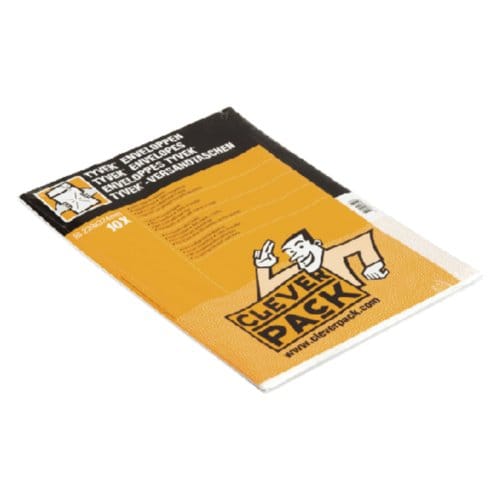 Cleverpack Envelop tyvek C4 - 229x324mm - zelfklevend - wit - 10 stuks