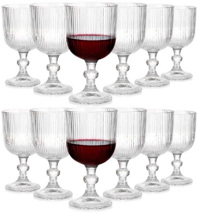 Wijnglazen Glas 340 ml 12 stuks - Wijnglas - Set - Wijn