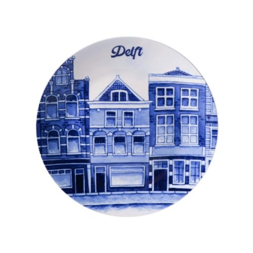Heinen delfts blauw ontbijtbord delft set van 2
