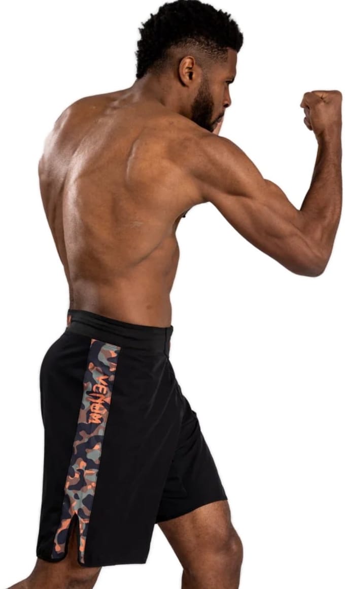 Venum Jungle Ops Fight Shorts Zwart Khaki Camo - M