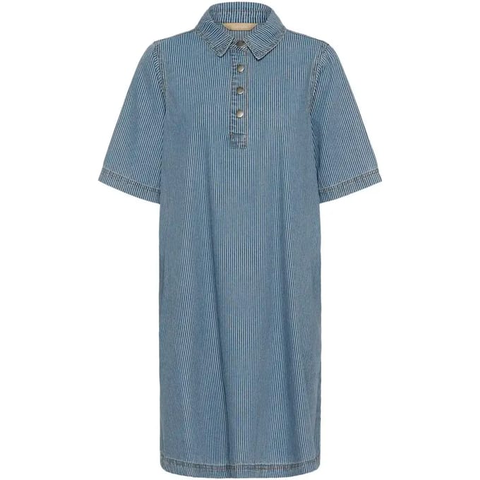 Jurk met korte mouwen voor dames CULTURE