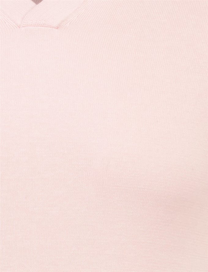 Born With Appetite poloshirt korte mouw roze