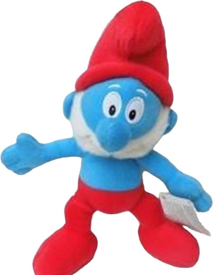 Grote smurfen knuffel (ca. 25 cm)