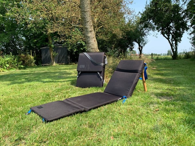 Femkes SitBack - Strandstoel - Zwart/Blauw