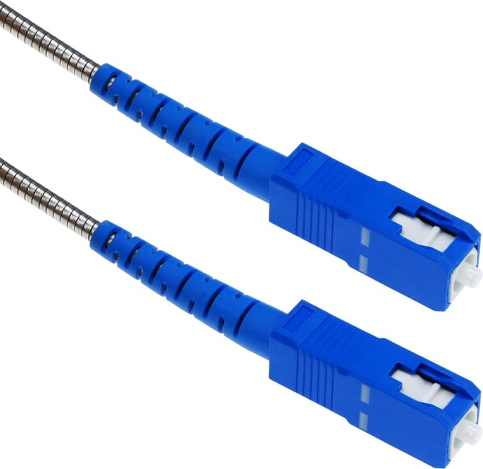 BeMatik - Glasvezelkabel SC / PC naar SC / PC single mode duplex 9/125 van 50m