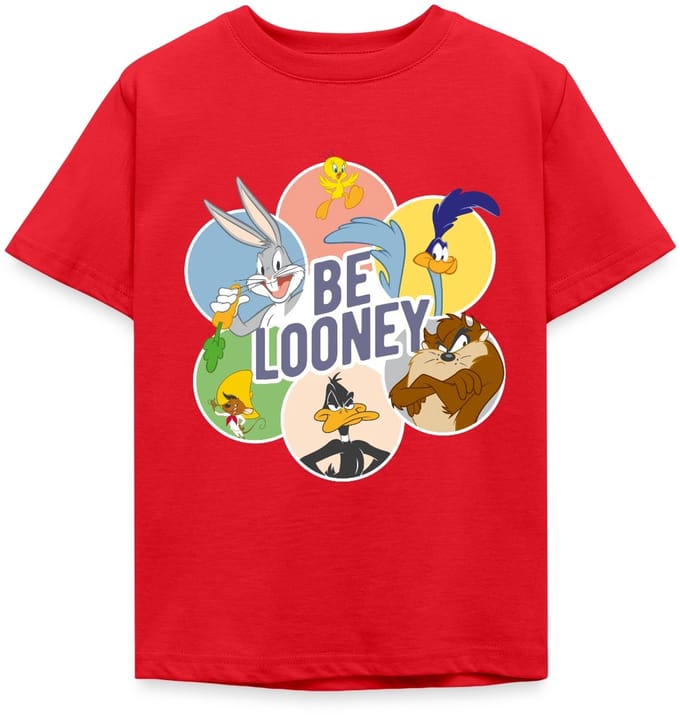 Looney Tunes Kaarakters Be Looney T-Shirt Kinderen
