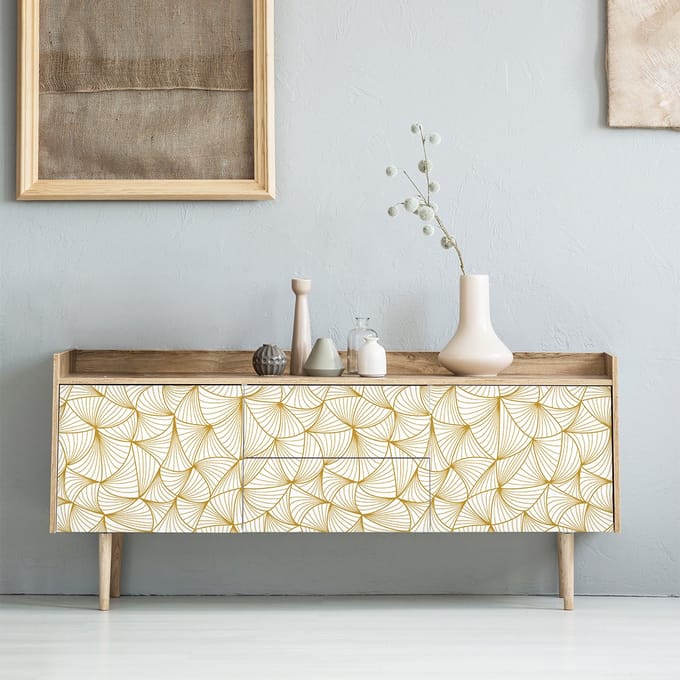 Scandinavische meubelsticker van Wernner, 40 x 60 cm