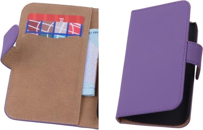 Paars Samsung Galaxy Core i8260 Book/Wallet Case/Cover