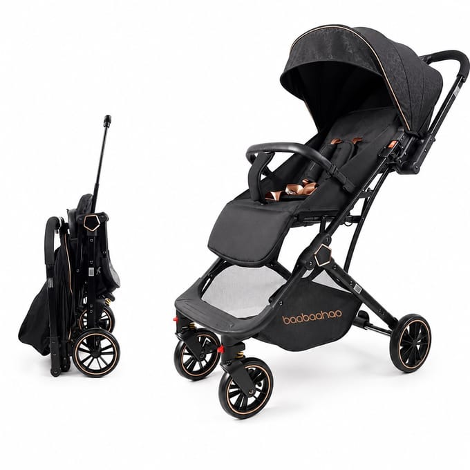 Baobaohao Y8 Kinderwagen Buggy – Lichtgewicht, Compact & Omkeerbare Rijrichting
