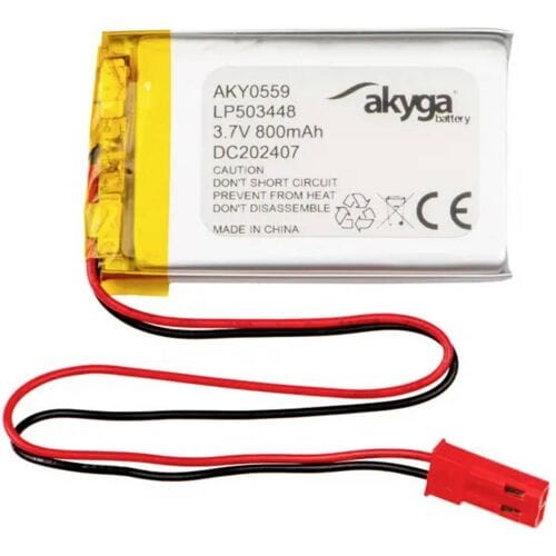 Akyga LP503448 Accupack Batterijgrootte: Speciaal LiPo 3.7 V 800 mAh