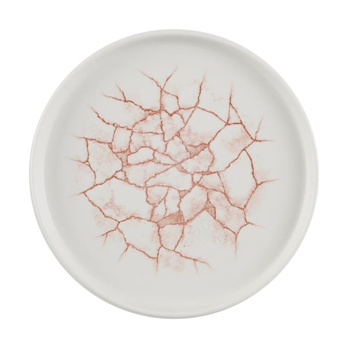 Churchill Studio Prints Kintsugi Coral Borden 220mm (6 stuks)