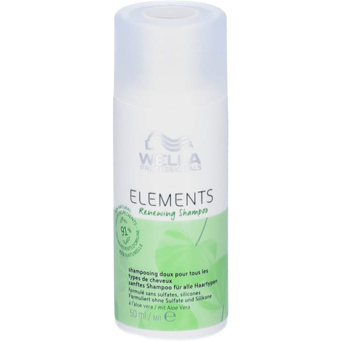 Wella Elements Renewing Shampoo Herstelshampoo Dames 50 ml