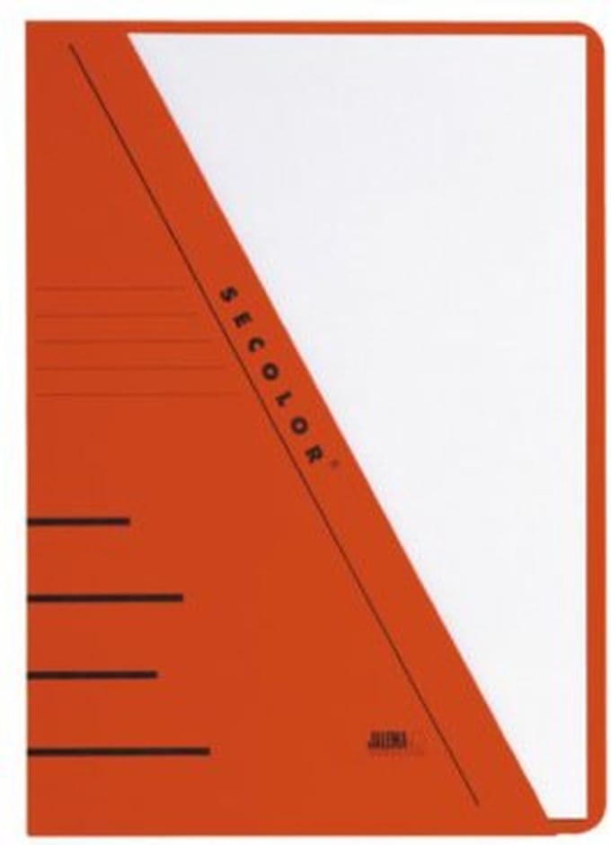 Secolor Insteekmap - pak 10 stuks - rood