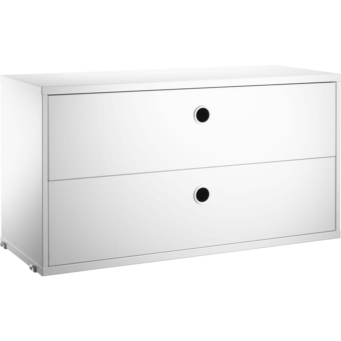 String Furniture - Ladeblok - wit - 78 x 42 x 30 cm