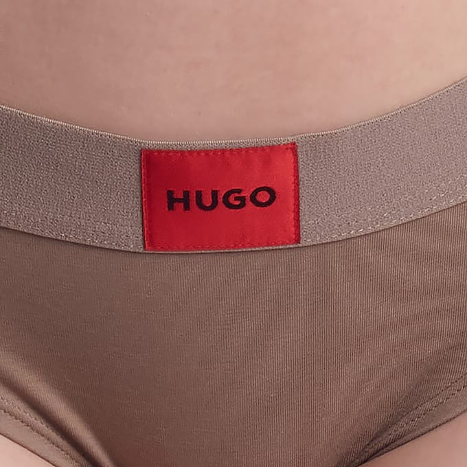 Vrouwen Elastische Katoenen Boxer met Logo 50502754