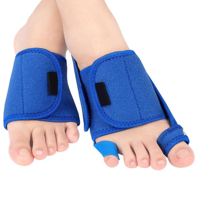 Support Solide Éversion du Pouce Bleu   Coussinet de Voûte Plantaire en Silicone PU 1 Paire (Couleur transparente) (1 paire) beige