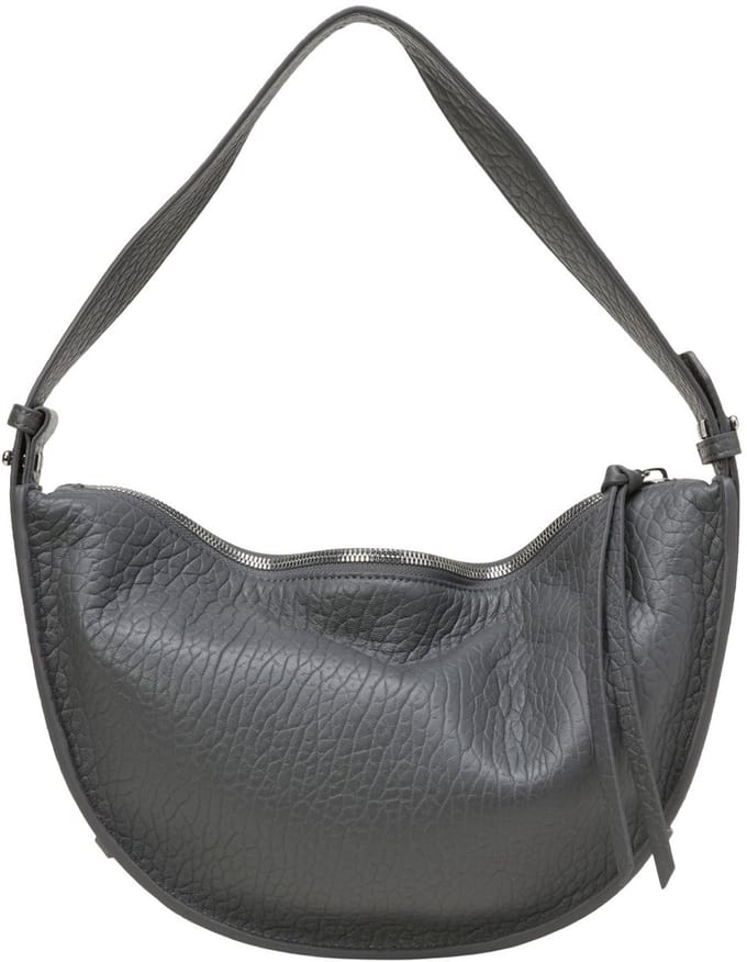 Marc O'Polo schoudertas Aami Crossbody Bag Castlerock donkergrijs