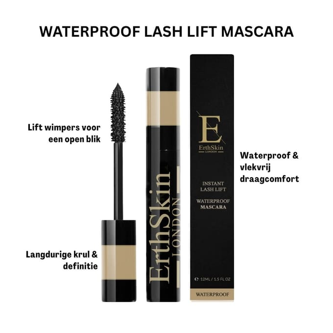ErthSkin London Waterdichte wimperlift-mascara 12