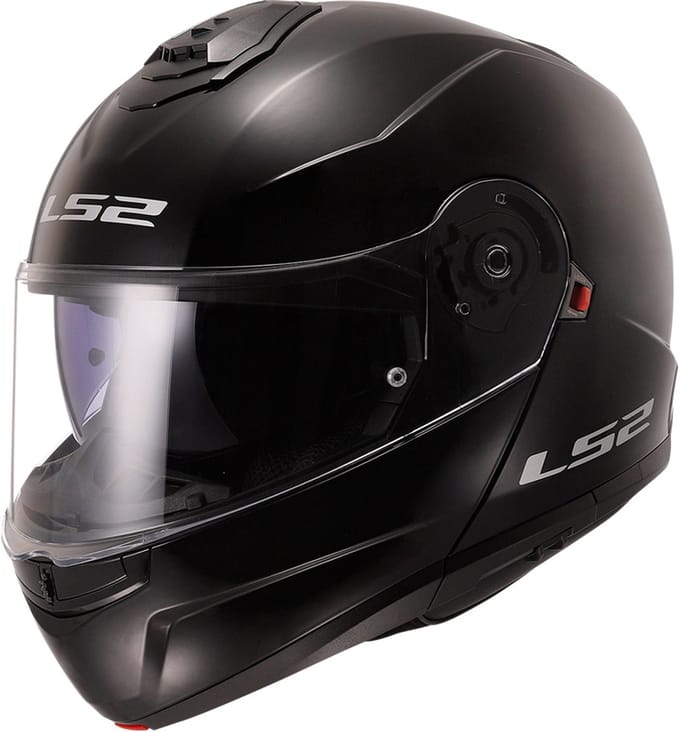 LS2 FF908 STROBE II Gloss Zwart-06 Systeemhelm - Helm