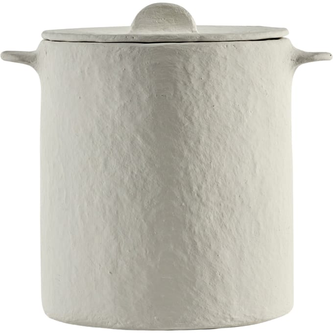 Serax Marie Michielssen Earth doos met deksel / vuilbak 30x22.5cm H28cm wit