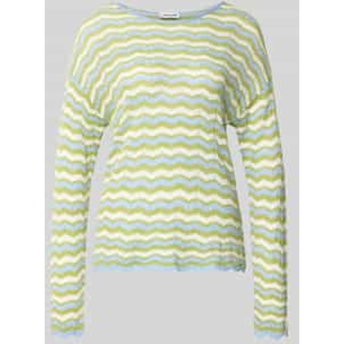 gebreide pullover met ronde hals