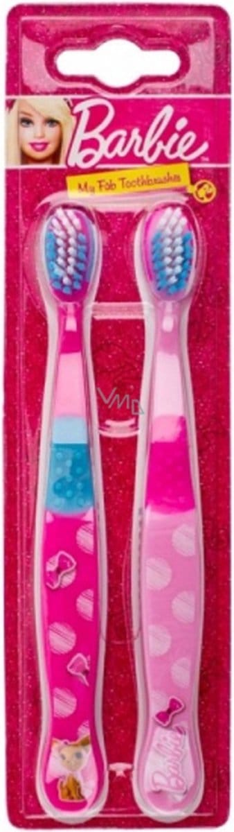 Barbie My Fab Toothbrushes Zachte Tandenborstels +3m - 2 Stuks