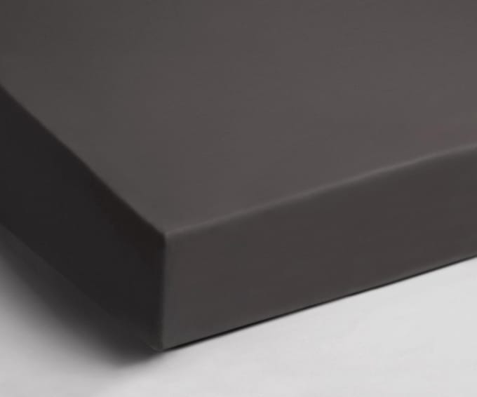 Velours hoeslaken 160/180 x 200/220 - Antra