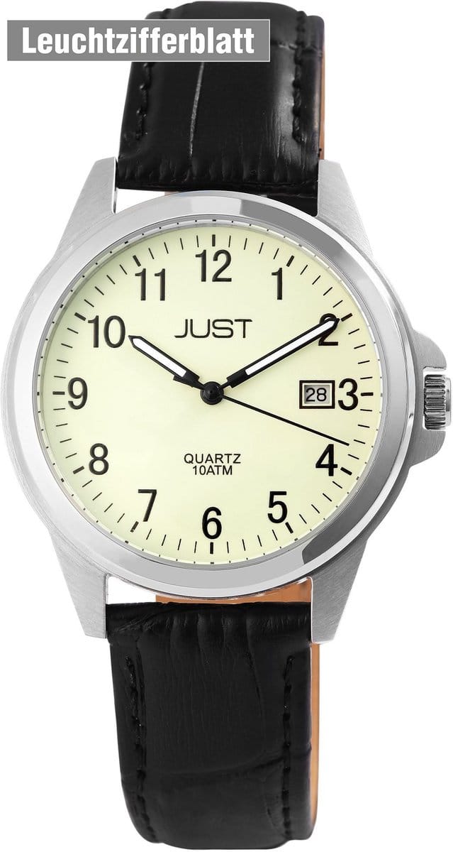 just horloge met lumi bright wijzerplaat