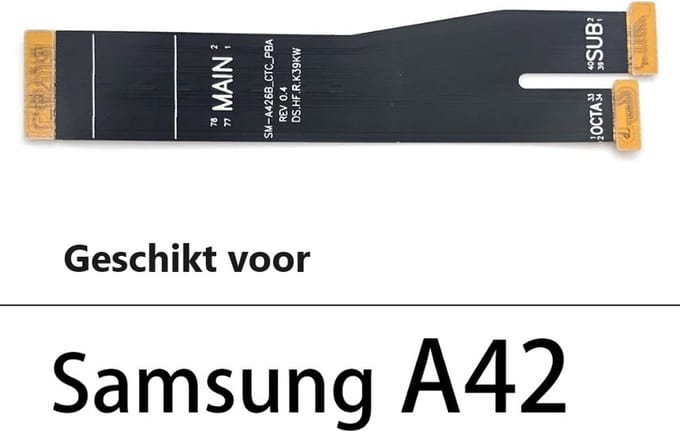 Samsung Galaxy A42 5G Moederbord Connector Flex Kabel
