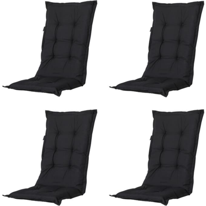 Madison kussen lage rug panama black 105x50 - 4 stuks