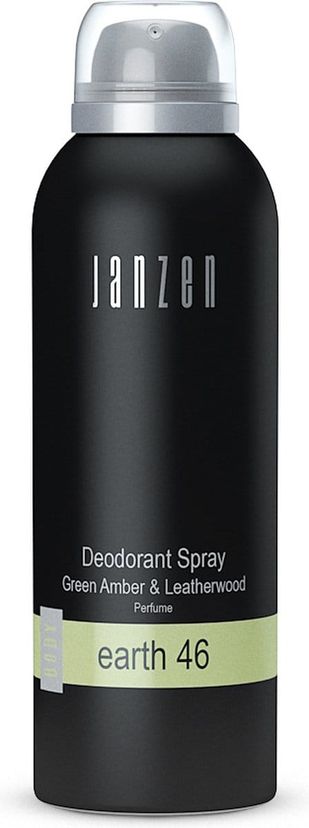 Janzen Earth 46 Deodorant Spray Green Amber & Leatherwood