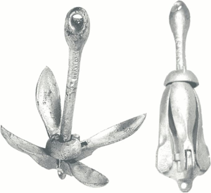 Seilflechter - Paraplu Anker - Thermisch Verzinkt - Maat: 8 kg