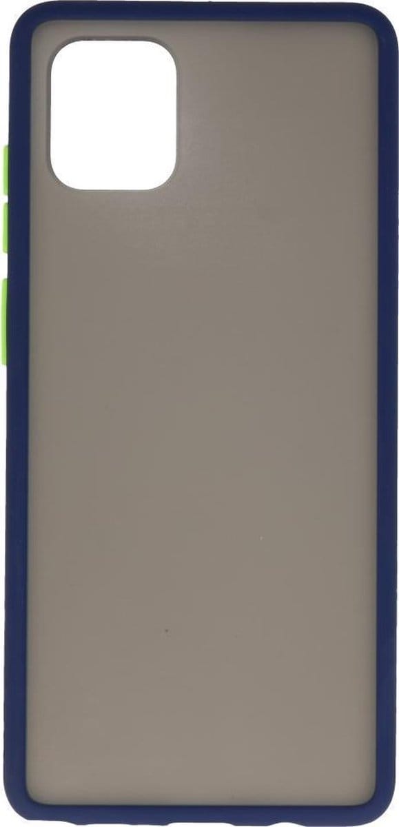 Hardcase Backcover voor Samsung Galaxy A91 Blauw
