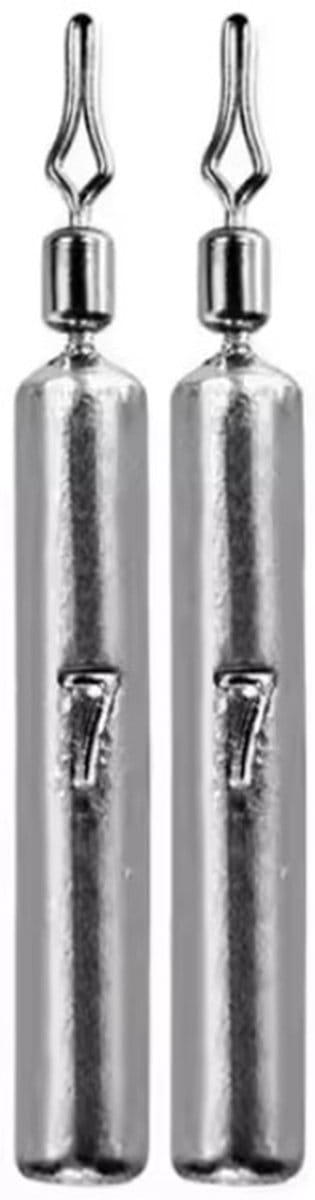 2 Stuks - Dropshotlood 7gram - Lood - vissen
