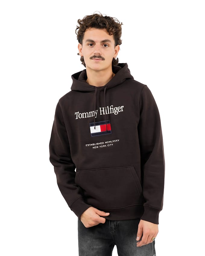 Regular fit hoodie van katoenmix