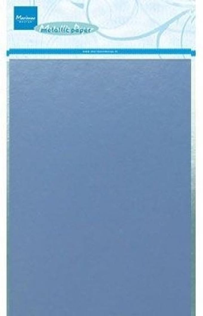 Marianne Design Papier metallic A5 5stuks Light Blauw