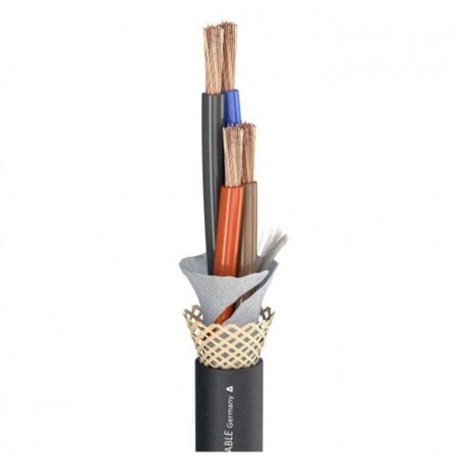 Sommer Cable 490-0231-440AQ Luidsprekerkabel 4 x 4 mm² + 4 x 4 mm² Zwart per meter