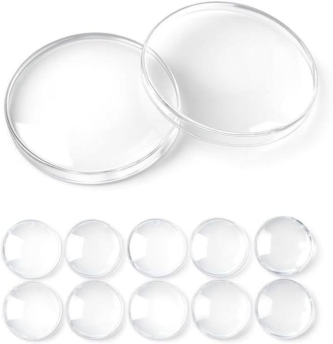 Deurstoppers - Wandbeschermers - Schade voorkomen - Zelfklevend en wasbaar - 40 mm diameter - Transparant