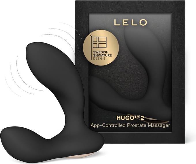 LELO HUGO 2 – Prostaatstimulator – App-Gestuurd – 10 Genotsinstellingen – Black