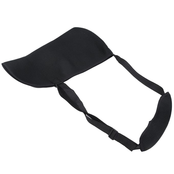 Écharpe de bras respirante et réglable, support d'épaule pour fracture et entorse black
