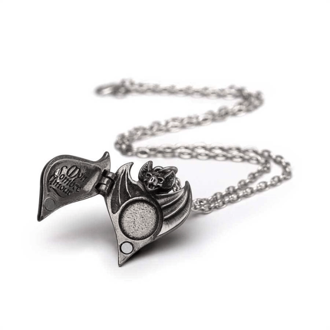 Alchemy Gothic - Gothic Halsketting - Darken Heart Locket - voor Vrouwen - standaard
