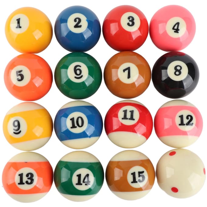 57,2 mm American Standard Biljartbalset Professionele Hars Kleine Poolkeu Bal Complete Set blue