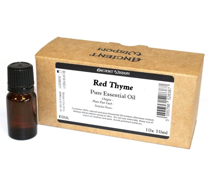 10x 10ml Rode Tijm Essentiële Olie 10x 10ml Ongeëtiketteerd
