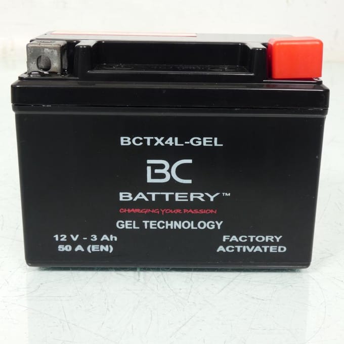 Batterie SLA BC Battery pour Scooter Sym 50 Jet one 2007 à 2012 YTX4L / 12V 3Ah Neuf