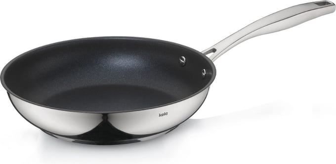 Koekenpan, RVS, Non Stick, Ø 24 cm - Kela | Flavoria