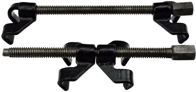 GEKO 2-delige veercompressor set - staal - 260 mm opening