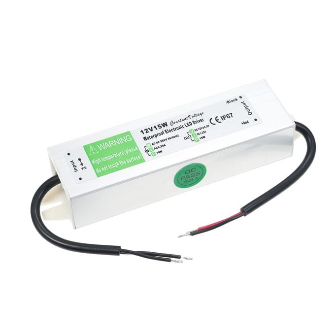 LED Driver Waterdichte IP67 Schakelvoeding Transformator Adapter AC 90V-250V naar DC 12V 50W Laag 12V 15W