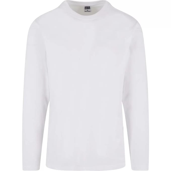 Urban Classics - Basic Longsleeve shirt - 5XL - Wit